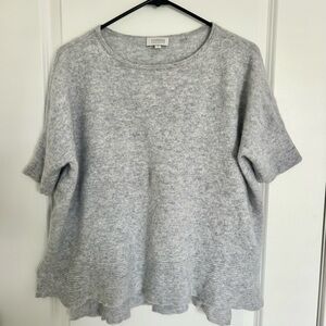 Kinross Gray Short Sleeve Blouse